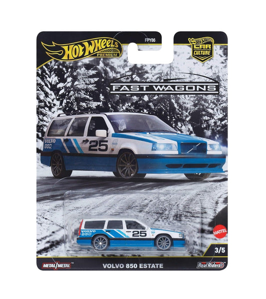 Hot Wheels Premium - Volvo 850 Estate Fast Wagons Series - Series Car Culture - Scale 1/64