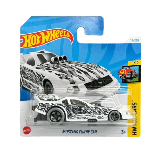 Hot Wheels - Mustang Funny Car - HW Art Cars 5/10 - Scale 1/64 Approx