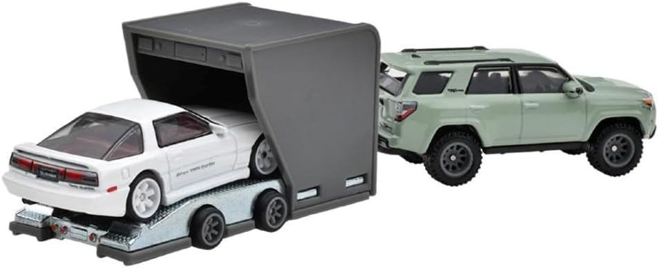 Hot Wheels Premium - Toyota ‘18 4Runner and Toyota ‘89 Supra - Series Car Culture Team Transport - Scala 1/64