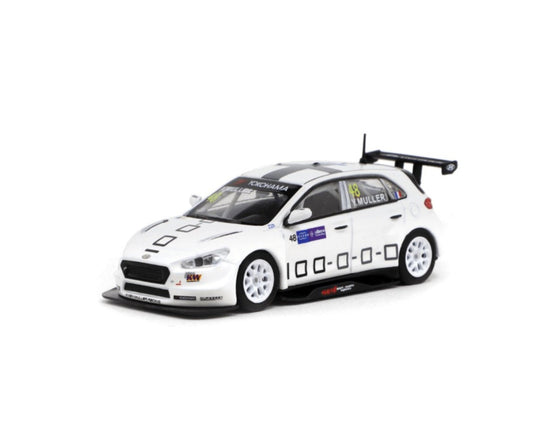Tarmac Works - Hyundai i30N TCR - Wtcr Race of Macau 2018 - Yvan Muller - HOBBY64 - Scale 1/64 T64-031-18WTCR48
