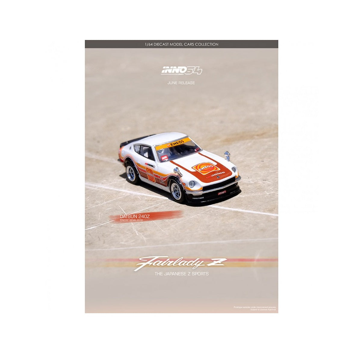 INNO64 - Datsun 240Z ENEOS Sema 2018 - Scale 1/64 IN64-240Z-ENEOS