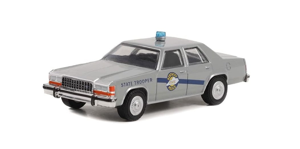 Greenlight - 1983 Ford LTD Crown Victoria Kentucky State Police Rain Man - 1/64 Scale Hollywood Series
