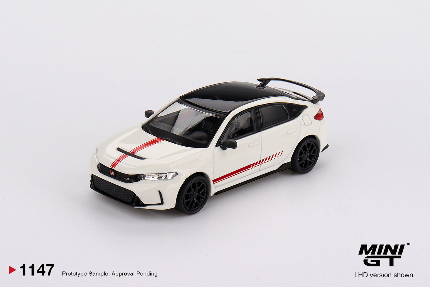 [PRÉCOMMANDE] - Mini GT - Honda Civic Type R Ultimate Edition Championship White 2025 - Échelle 1-64 MGT01147-L