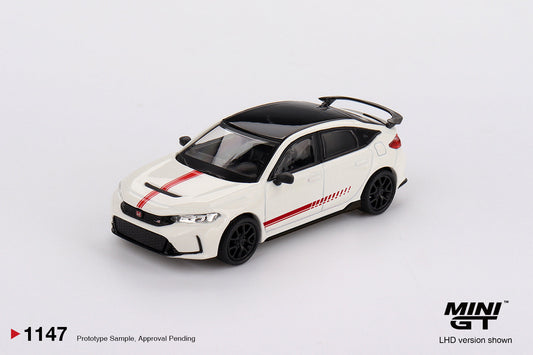 [PRÉCOMMANDE] - Mini GT - Honda Civic Type R Ultimate Edition Championship White 2025 - Échelle 1-64 MGT01147-L