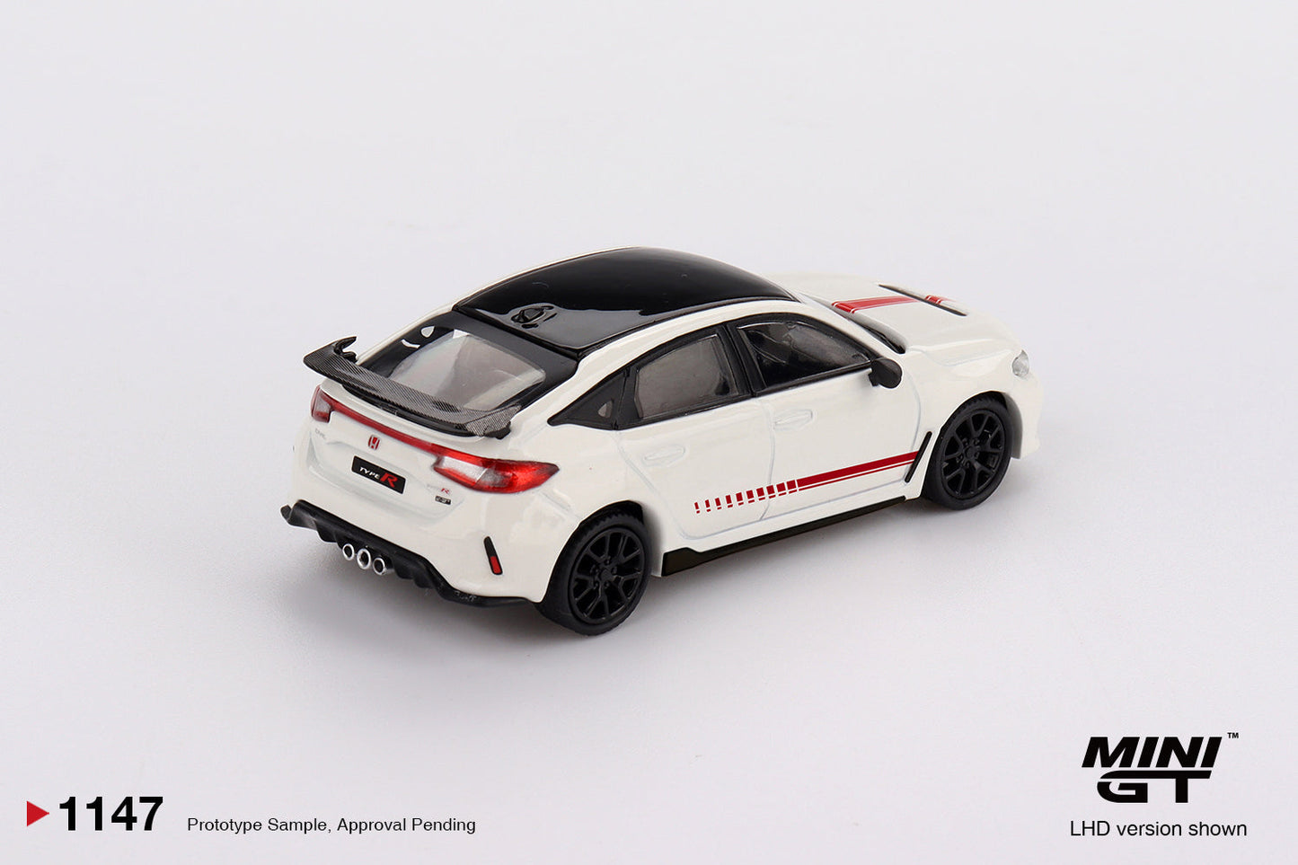 [PRÉCOMMANDE] - Mini GT - Honda Civic Type R Ultimate Edition Championship White 2025 - Échelle 1-64 MGT01147-L
