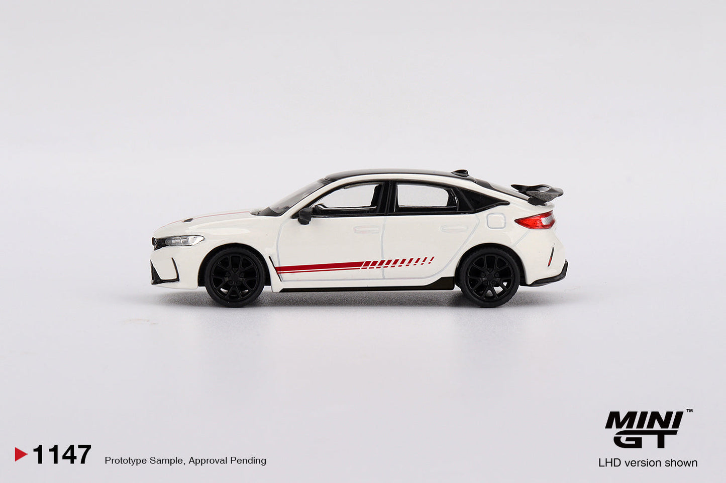 [PRÉCOMMANDE] - Mini GT - Honda Civic Type R Ultimate Edition Championship White 2025 - Échelle 1-64 MGT01147-L