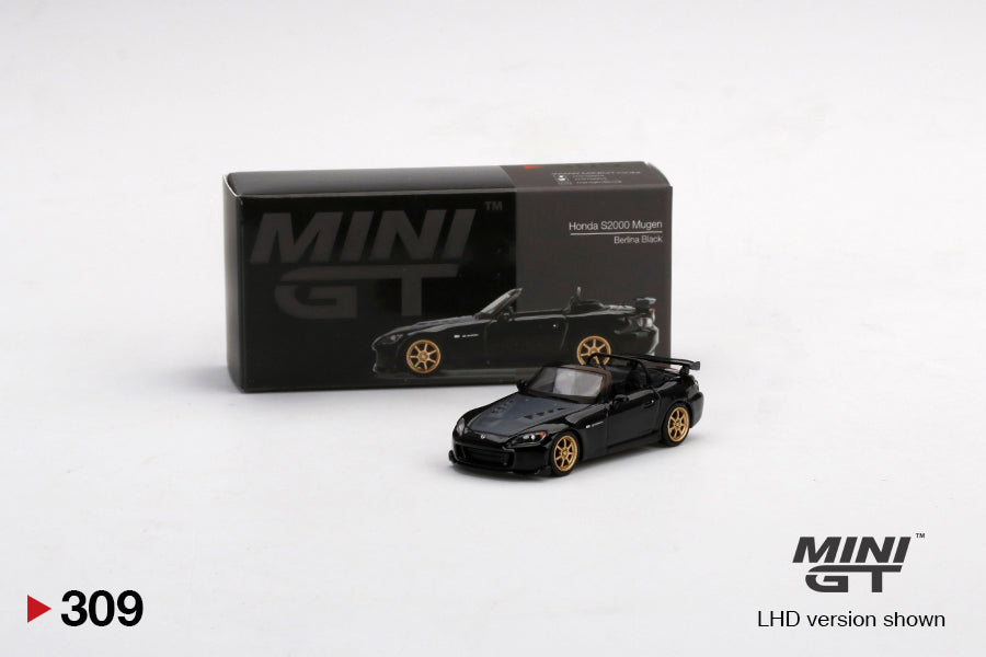 Mini GT - Honda S2000 (AP2) MUGEN Berlina Black RHD - Scala 1/64 MGT00309-R