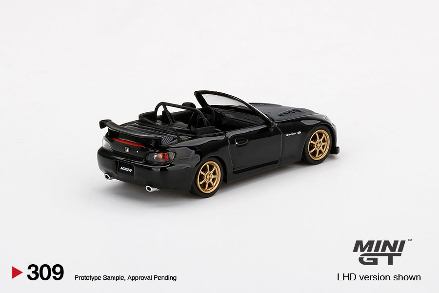 Mini GT - Honda S2000 (AP2) MUGEN Berlina Black RHD - Scala 1/64 MGT00309-R