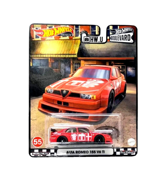 Hot Wheels Premium - Alfa Romeo 155 V6 Ti #55 - Series Boulevard - Scala 1/64
