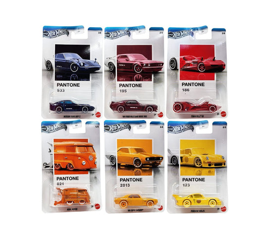 Hot Wheels - Set Pantone Series - Silver Series - Scala 1/64
