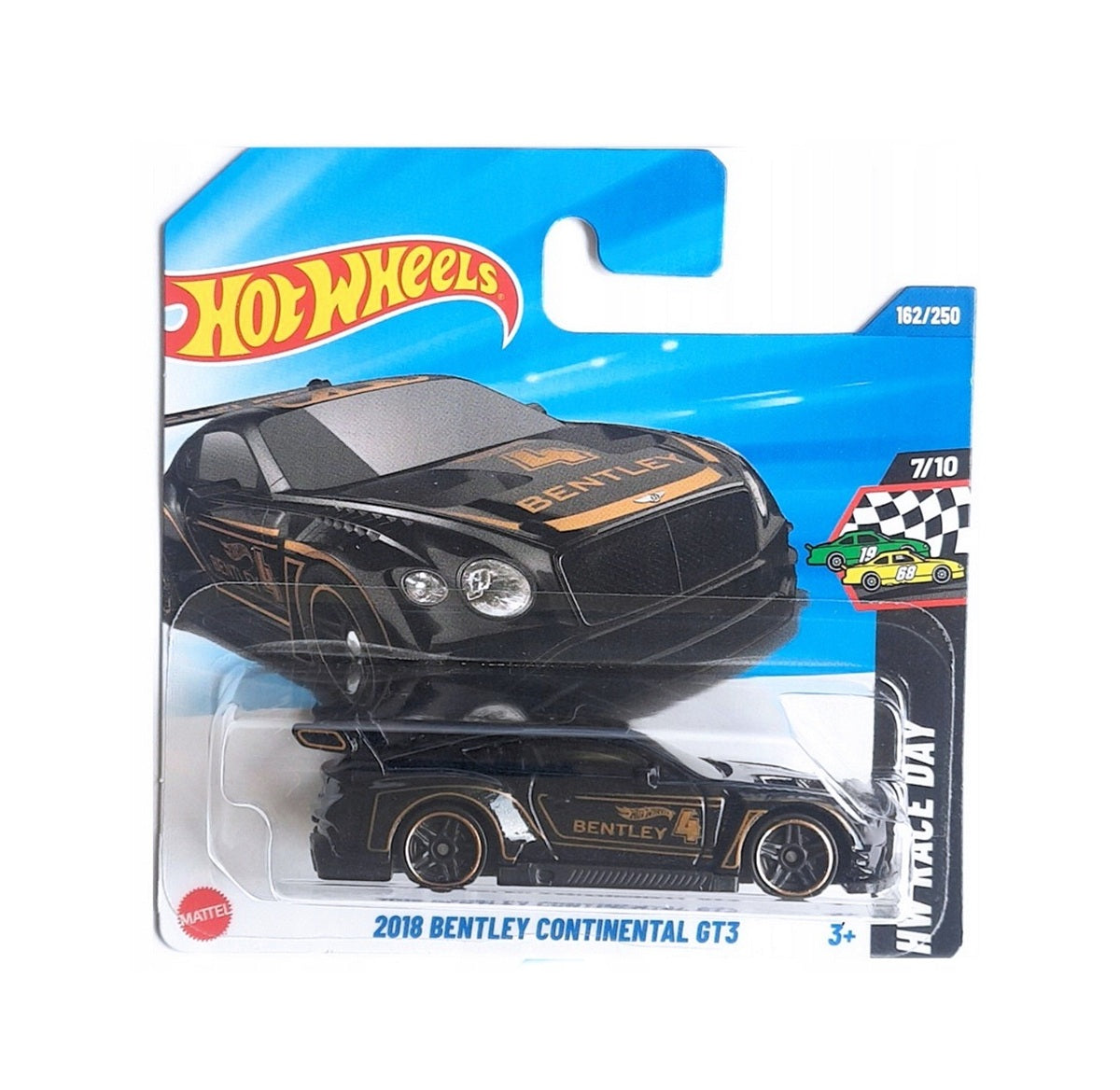 Hot Wheels - 2018 Bentley Continental GT3 - HW Race Day 7/10 - Scala 1/64 Circa