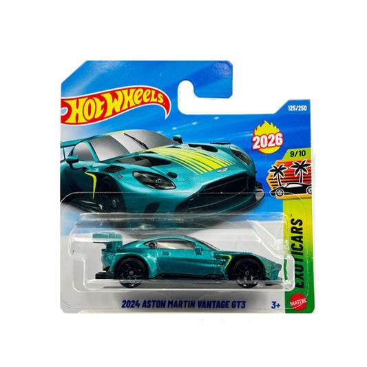 Hot Wheels - 2024 Aston Martin Vantage GT3 - HW Exoticars 9/10 - 1/64 Scale Approx.