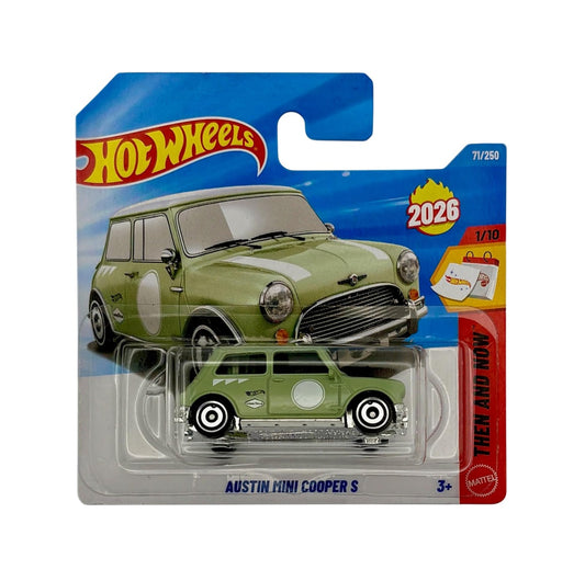 Hot Wheels - Austin Mini Cooper S - HW Then and Now 1/10 - Échelle 1/64 Approx.