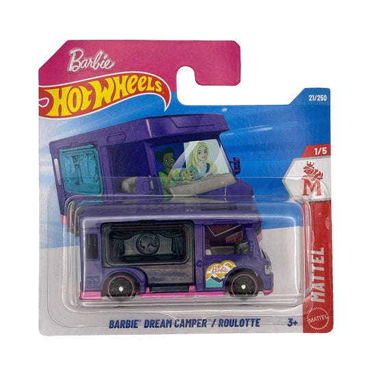 Hot Wheels - Barbie Dream Camper - HW Mattel 1/5 - Scala 1/64 Circa