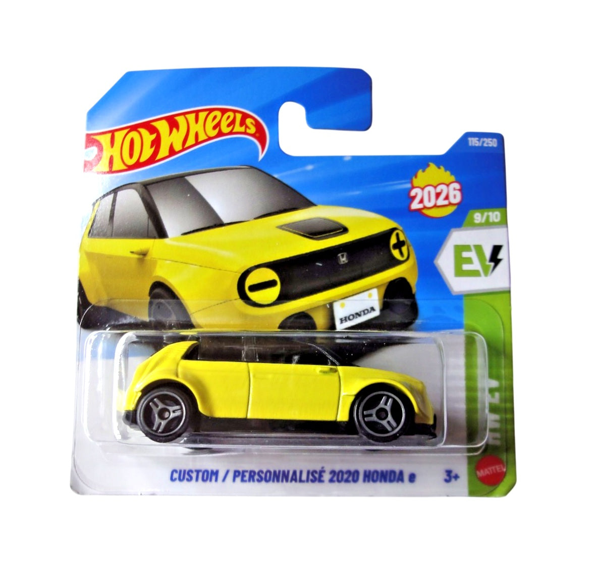 Hot Wheels - Custom 2020 Honda and - HW EV 9/10 - 1/64 Scale Approx.