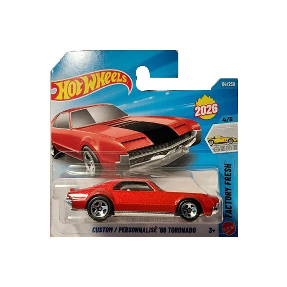 Hot Wheels - Custom '66 Toronado Oldsmobile - HW Factory Fresh 4/5 - 1/64 Scale Approx.