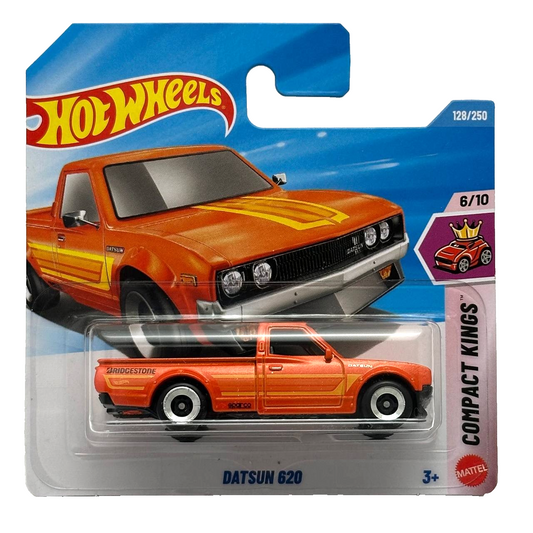 Hot Wheels - Datsun 620 Orange - HW Compact Kings 6/10 - Échelle 1/64 Circa