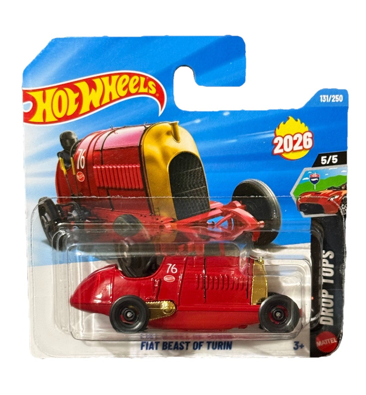 Hot Wheels - Fiat Beast of Turin - Drop Tops 5/5 - 1/64 Scale Approx