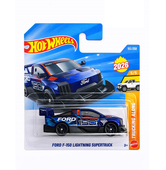 Hot Wheels - Ford F-150 Lightning SuperTruck - HW Trucking Along 5/5 - 1/64 Scale Approx.