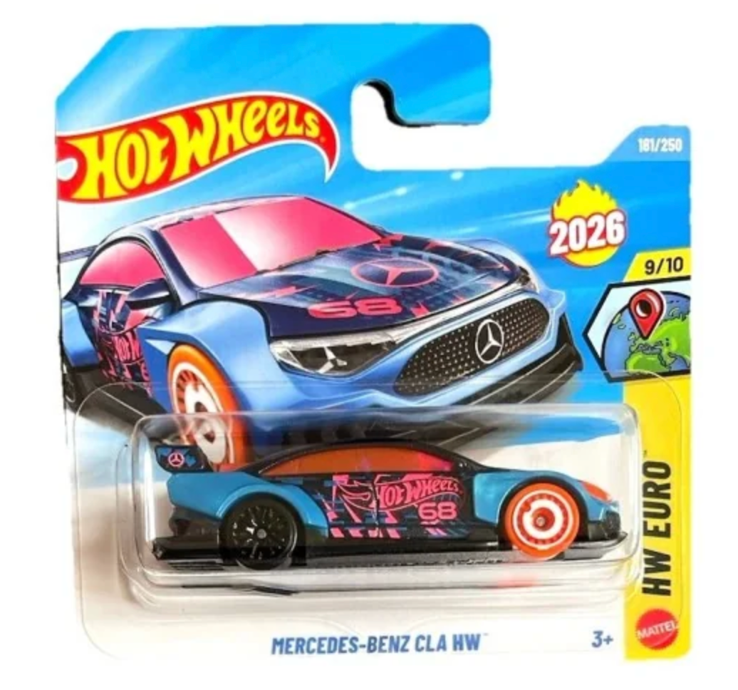 Hot Wheels - Mercedes -Benz CLA HW - Euro 9/10 - 1/64 Scale Approx