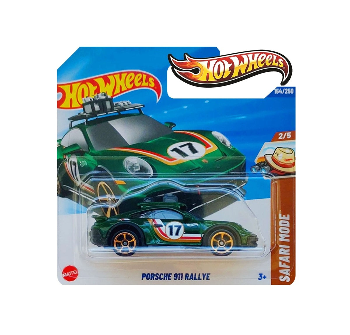 Hot Wheels - Porsche 911 Rallye - HW Safari Mode 2/5 - Scale 1/64 Approximately