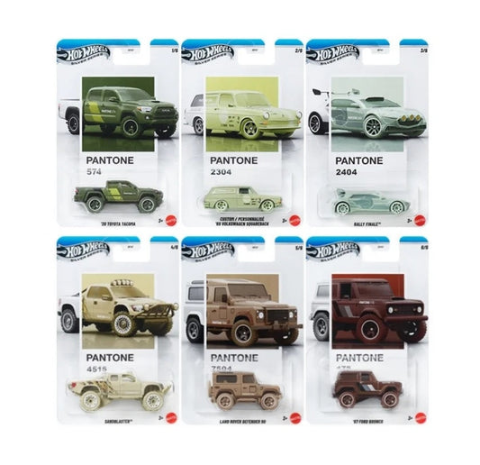 Hot Wheels - Set Pantone Series 2026 - Silver Series - Scala 1/64