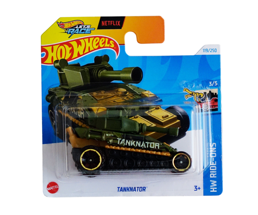 Hot Wheels - Tanknator - HW Ride-Ons 3/5 - Scale 1/64 Approx
