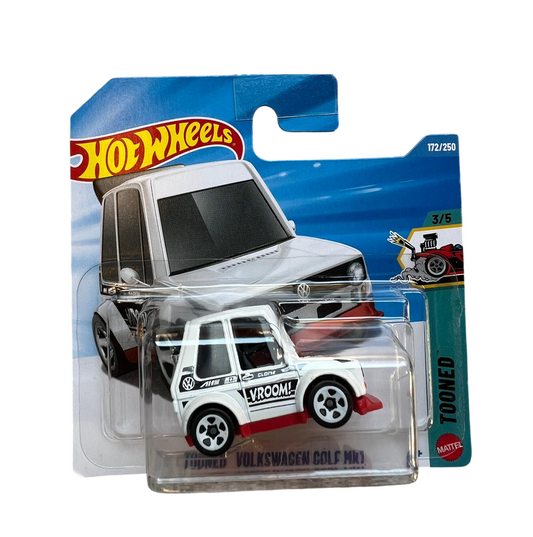 Hot Wheels - Volkswagen Golf MK1 Tooned - HW Tooned 3/5 - Échelle 1/64 environ