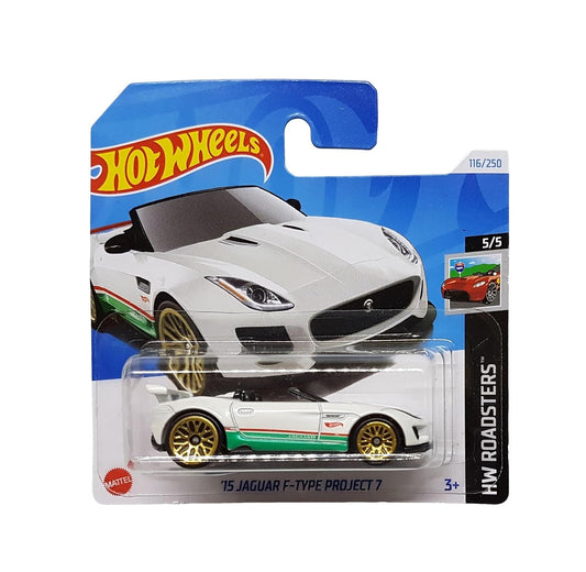 Hot Wheels - '15 Jaguar F-Type Project 7 - HW Roadsters 5/5 - Scale 1/64 Approximately