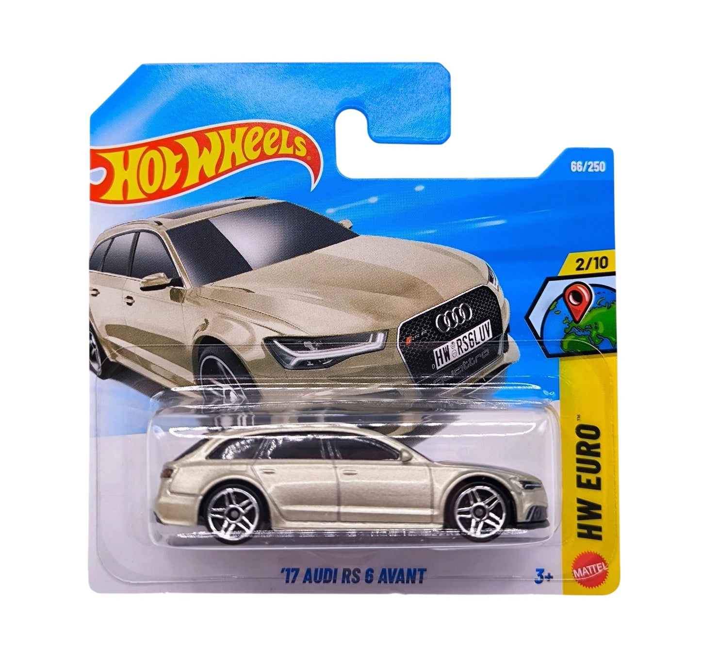 Hot Wheels - '17 Audi RS 6 Avant - HW Euro 2/10 - Scala 1/64 Circa