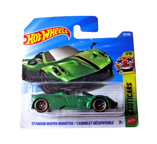 Hot Wheels - '17 Pagani Huayra Roadster - HW Exoticars 7/10 - Scala 1/64 Circa