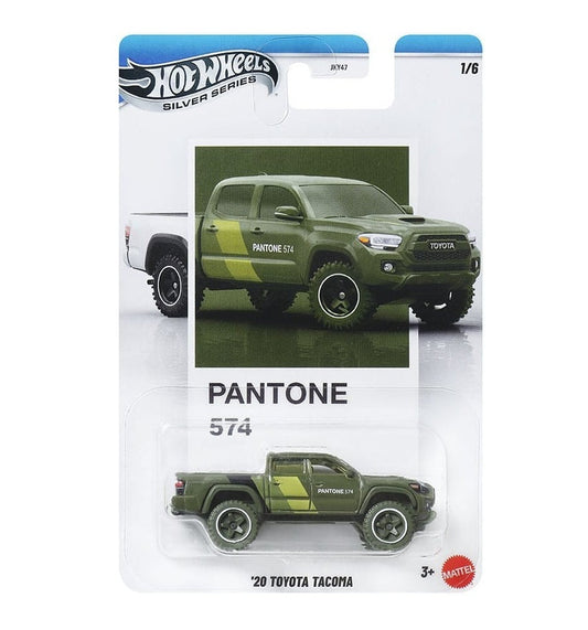 Hot Wheels - Toyota Tacoma 2020, série Pantone 1/6 - Silver Series - Échelle 1/64