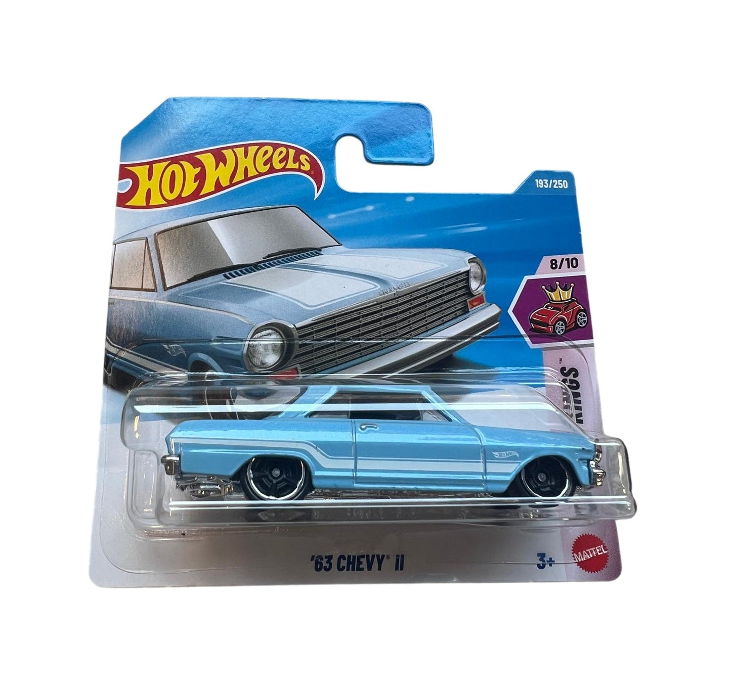 Hot Wheels - '63 Chevy II - HW Compact kings 8/10 - 1/64 Scale Approx.