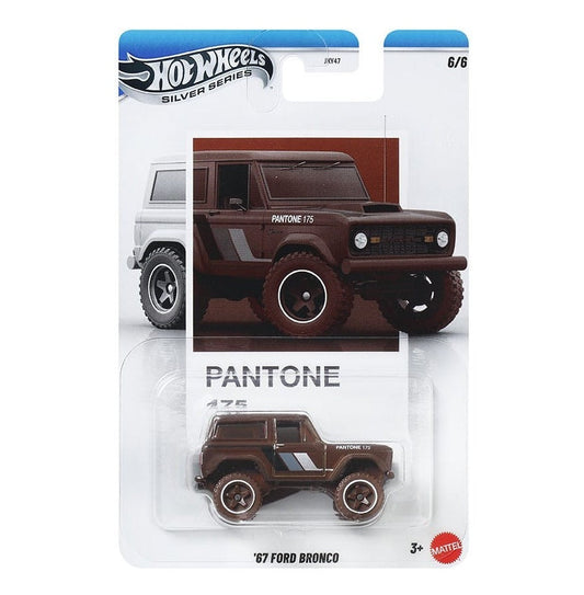 Hot Wheels - Ford Bronco '67 Pantone Série 6/6 - Série Argent - Échelle 1/64