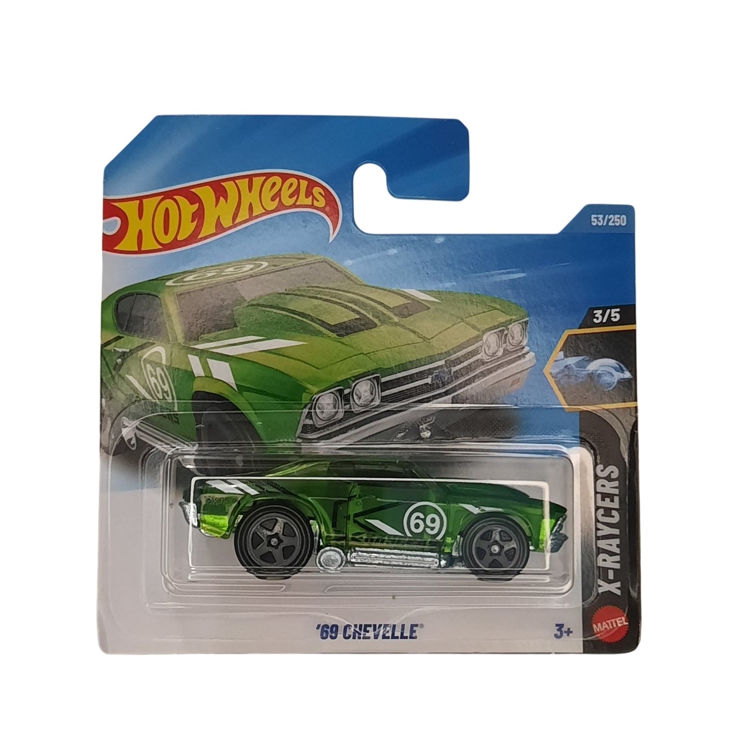 Hot Wheels - '69 Chevelle - HW X-Raycers 3/5 - Échelle 1/64 Circa