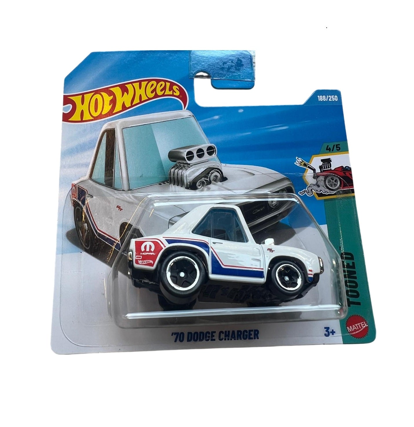 Hot Wheels - '70 Dodge Charger - HW Tooned 4/5 - 1/64 Scale Approx