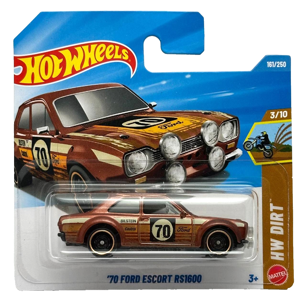 Hot Wheels - '70 Ford Escort RS1600 - HW Drift 3/10 - 1/64 Scale Approx.