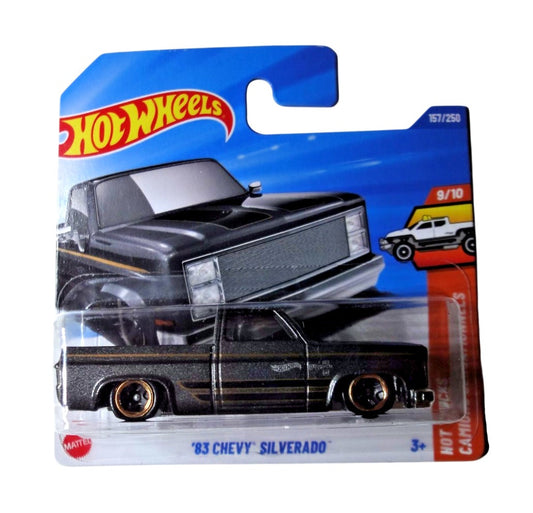 Hot Wheels - Chevy Silverado '83 - HW Hot Trucks 9/10 - Échelle 1/64 environ