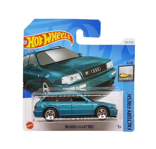 Hot Wheels - '94 Audi Avant RS2 Green - HW Factory Fresh 9/10 - Scale 1/64 Approximately