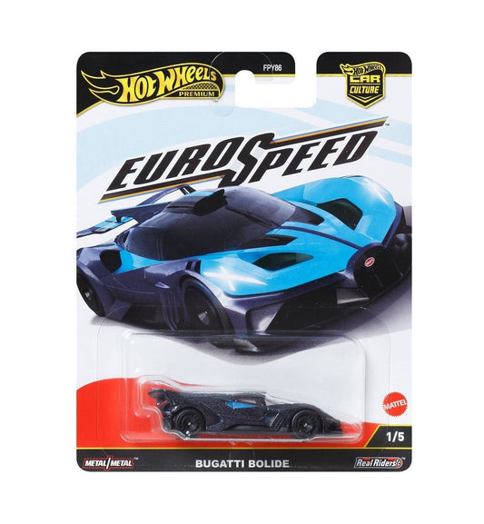 Hot Wheels Premium - Bugatti Bolide - Série Euro Speed ​​​​- Car Culture - Échelle 1/64