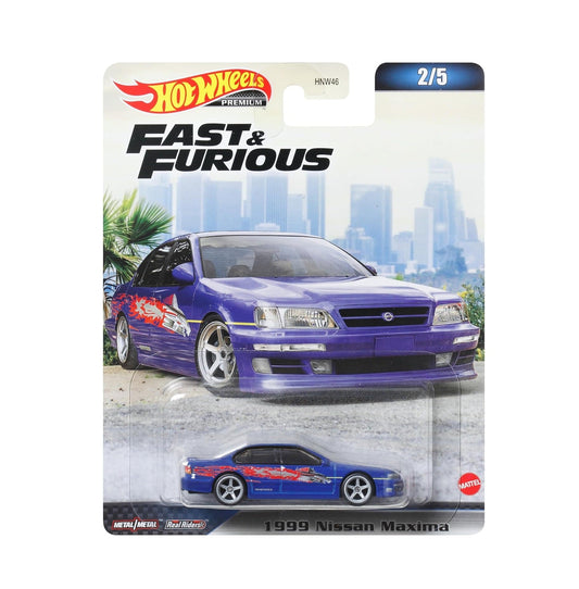 Hot Wheels Premium - 1999 Nissan Maxima Fast & Furious - Scala 1/64