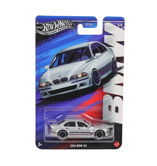 Hot Wheels - 2001 Bmw M5 - Silver Series - Scale 1/64