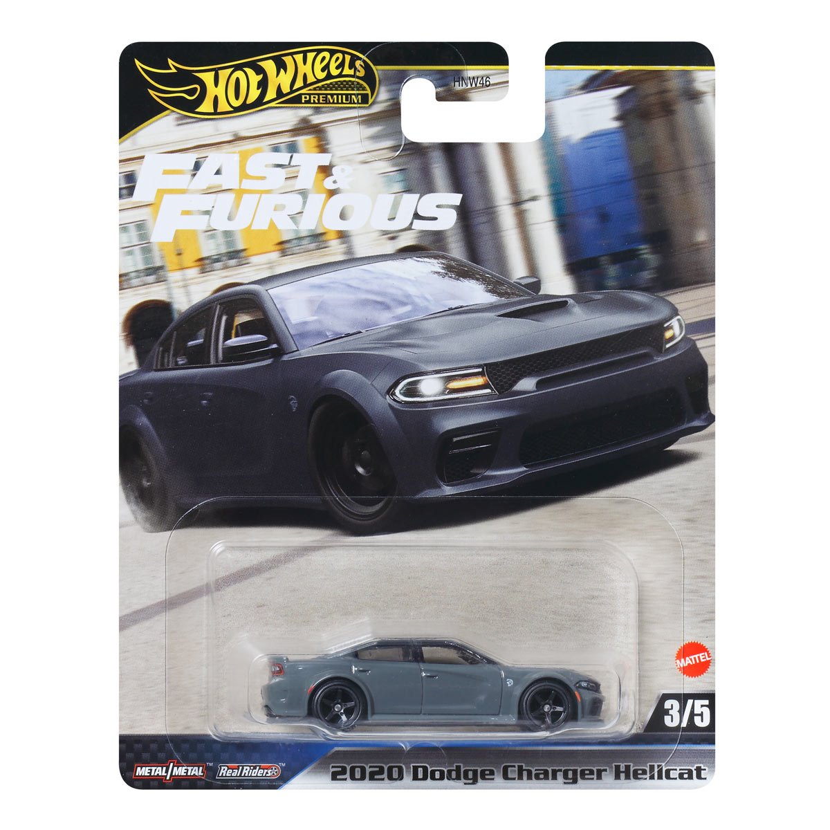 Hot Wheels Premium - 2020 Dodge Charger Hellcat Fast &amp; Furious - 1/64 Scale