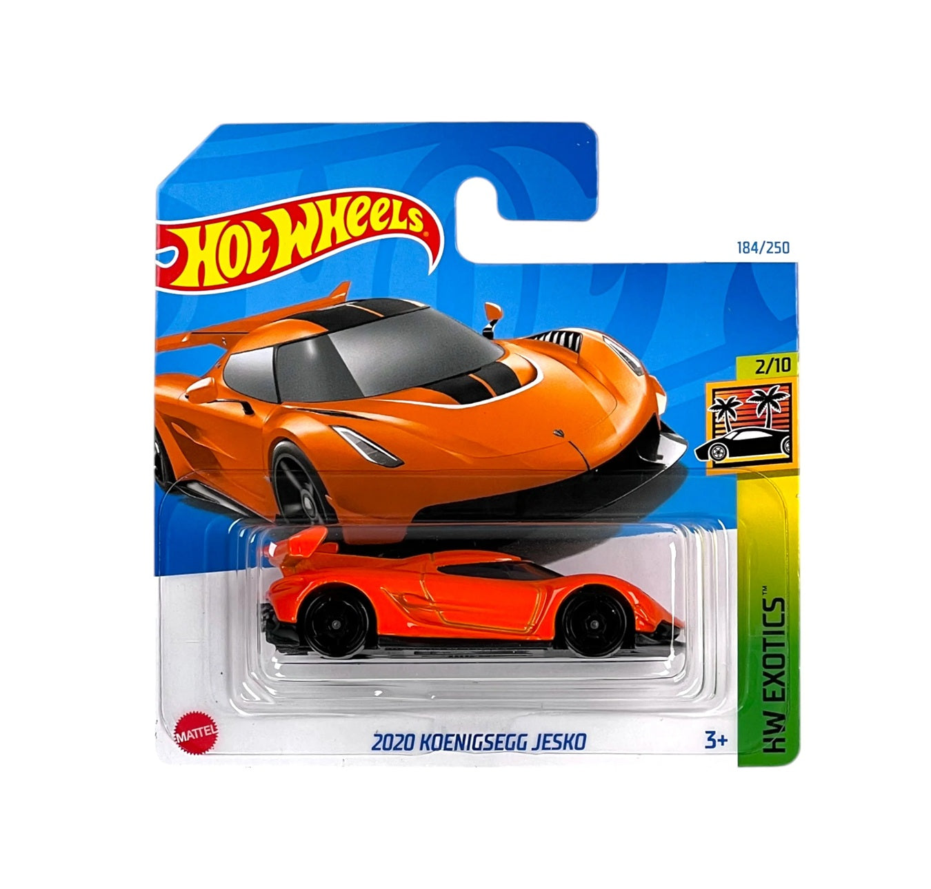 Hot Wheels - 2020 Koenigsegg Jesko Orange - HW Exotics 2/10 - Scale 1/64 Approximately