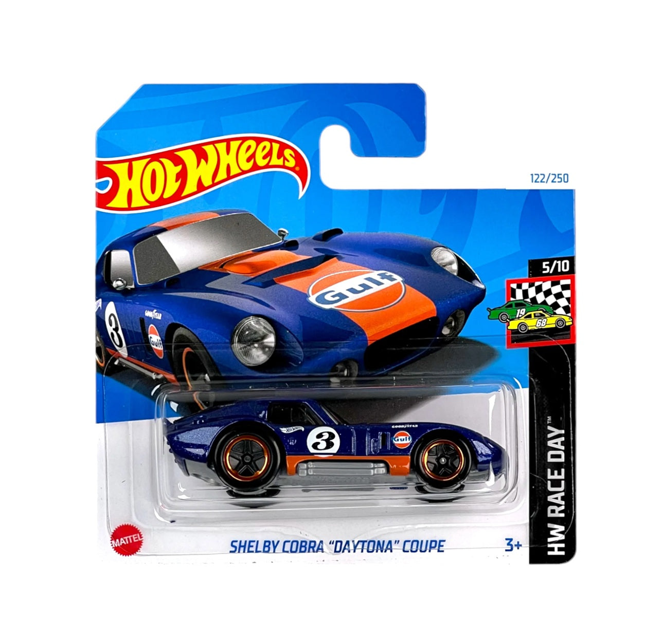 Hot Wheels - Shelby Cobra Daytona Coupe - HW Race Day 5/10 - Scale 1/64 Approximately