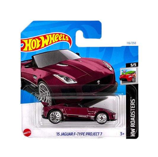 Hot Wheels - '15 Jaguar F-Type Project 7 - HW Roadsters 5/5 - Scale 1/64 Approximately