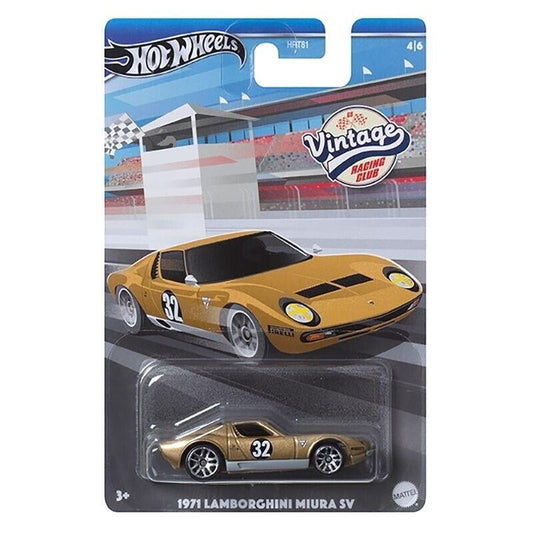 Hot Wheels - Lamborghini Miura Sv 1971 Gold Vintage Series - Scala 1/64 Circa