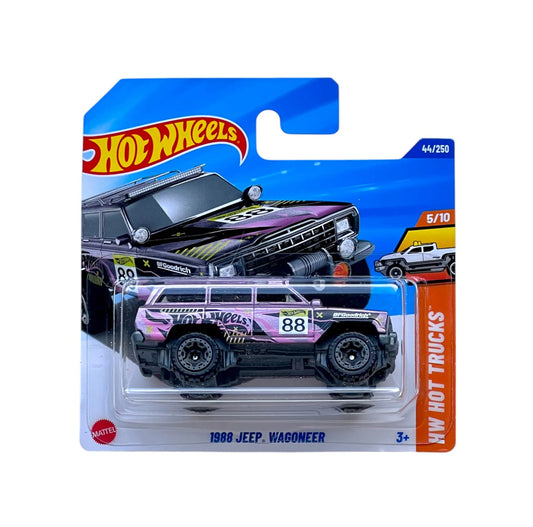 Hot Wheels - 1988 Jeep Wagoneer - HW Hot Trucks 5/10 - Scale Approximately 1/64