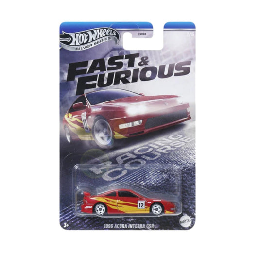 Hot Wheels - 1996 Acura Integra GSR Fast &amp; Furious - Silver Series - Scale 1/64