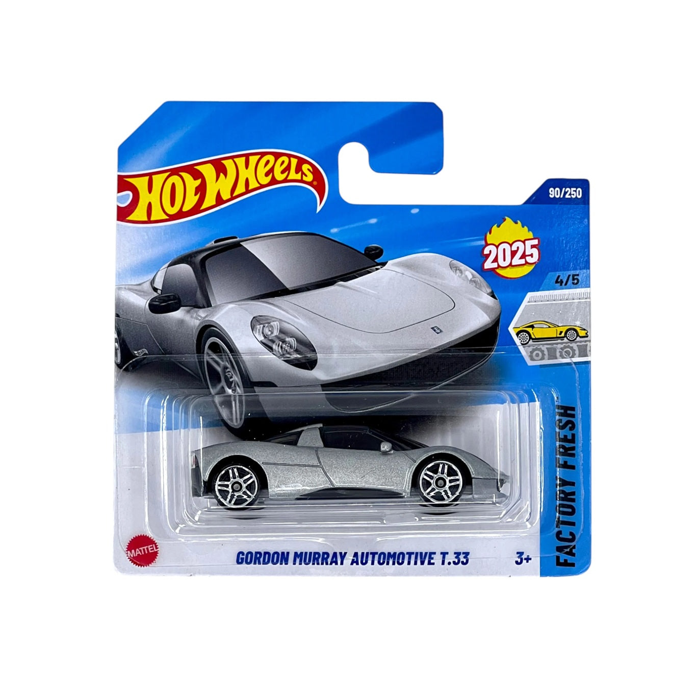 Hot Wheels - Gordon Murray Automotive T.33 - HW Factory Fresh 4/5 - Scale 1/64 Approximately